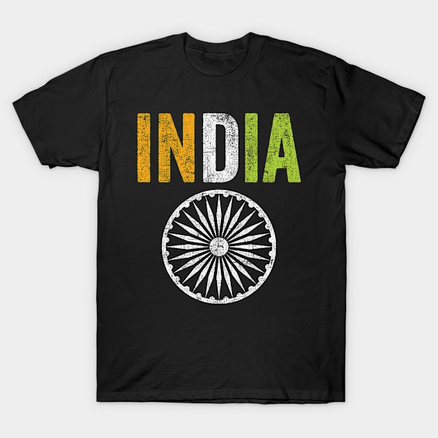 The national flag of India, Tiraṅgā design T-Shirt by Keleonie